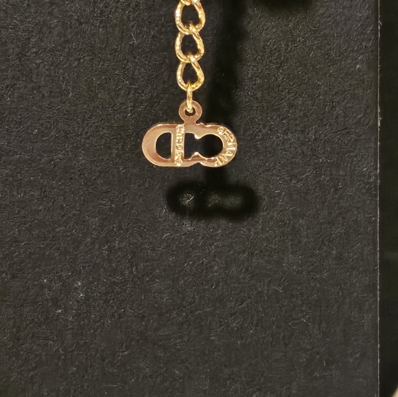Authentic Vintage Christian Dior Necklace with dust bag,shopping bag ❤️❤️❤️ - Picture 9 of 12